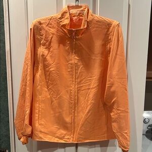 Orange Zip-Up Jacket